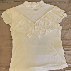 Ivory Victorian-Style Top